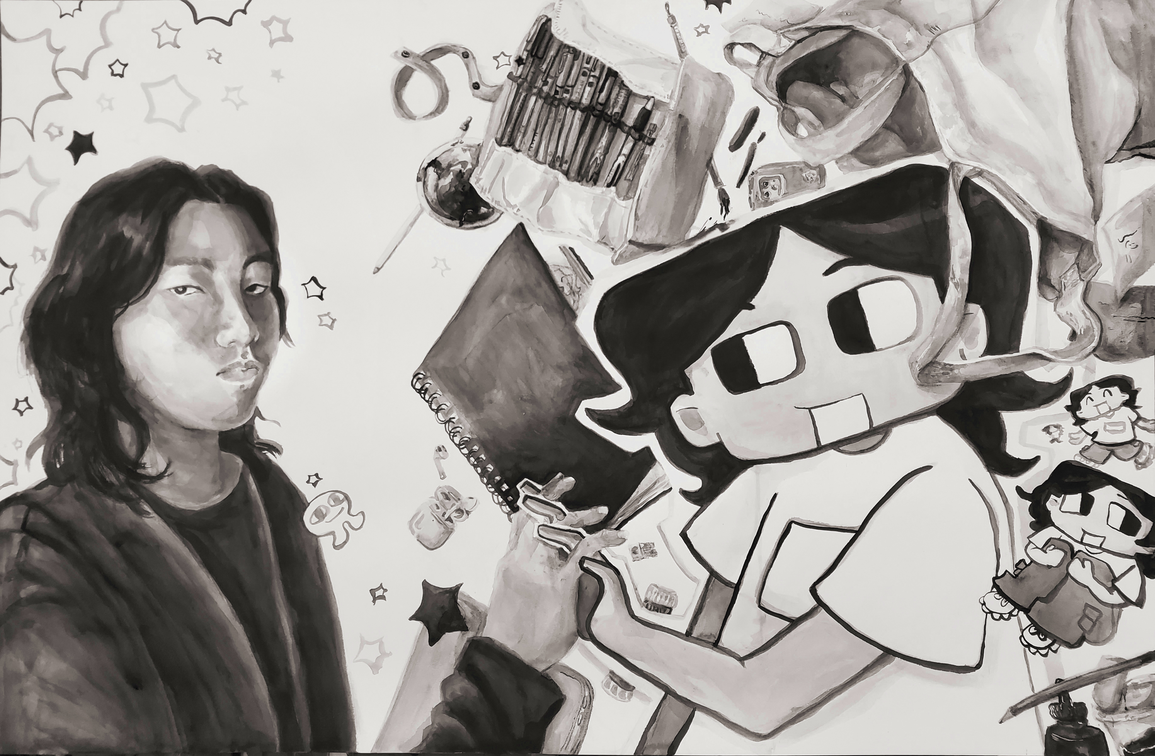 Two Self-Portraits